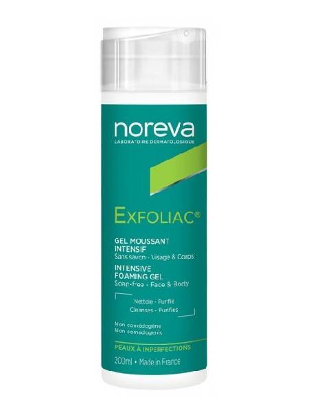 Noreva Exfoliac Intensive Foaming Gel<br>غسول بۆ پێستی چەورو زیپکە